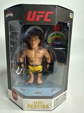 UFC Alex Pereira Octagon Fighters Action Figure New Sealed